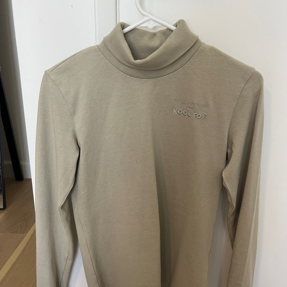 MAISON KITSUNE Beige Polo Shirt
